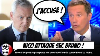 Bruno Le Maire accusé de HAUTE TRAHISON par Nicolas DupontAignan [upl. by Lamphere850]