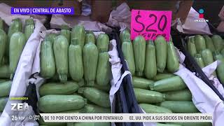 Así el precio del jitomate limón chayote y tomate en la Central de Abasto CDMX  Francisco Zea [upl. by Koetke]