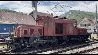 Oebb OensingenBalsthalBahn  Rangierfahrt Krodokil 15301 De 66 [upl. by Prudie]