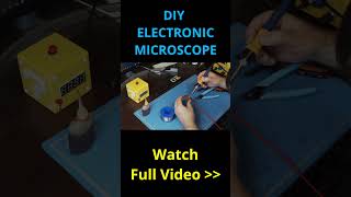 DIY Electronic Microscope from Photo Enlarger CCTV Photo lens and VGA Convertor diy microscope [upl. by Aieka51]