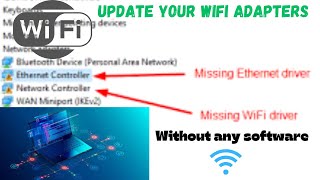 Automatically Update WiFi Driver Windows 10 In Laptop Simple and Quick Way [upl. by Nodyarg]