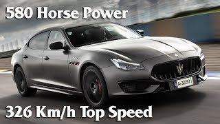 Maserati Quattroporte Trofeo 580 hp 326 Kmh Top Speed [upl. by Atims]