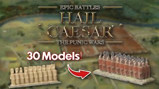 Epic Scale Hail Caesar  Painting Republican Romans  Warlord Games Punic Wars [upl. by Baron625]