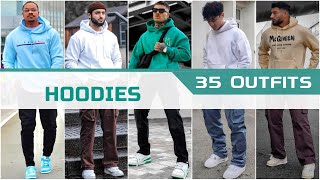 35 Hoodie Outfit Ideas for Winter 2024  Mens Fashion [upl. by Woodberry978]