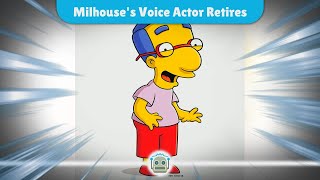 Milhouses Voice Actor Retires After 35 Years A Heartfelt Goodbye to Springfields Favorite Nerd [upl. by Kara-Lynn]