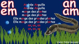 André Anguille  Phonétique Animée [upl. by Barton840]