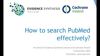 How to search PubMed effectively [upl. by Shelba482]