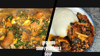 HOW TO MAKE EFO RIRO SOUPVEGETABLE SOUP [upl. by Odareg]