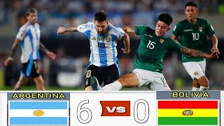 Argentina vs Bolivia60 highlights world cup qualifiers [upl. by Belia]