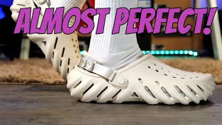 Pollex clog on a budget Crocs Echo Clog Review and On Feet [upl. by Biel]