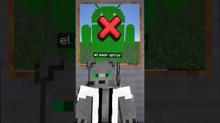 Peor ERROR de ANDROID Minecraft [upl. by Alodie]