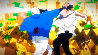 Garp vs Aokiji Kuzan Final fightonepiece AMV4k onepiece [upl. by Welton]