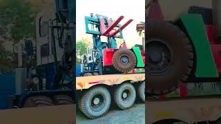 Forkilip loading karte time railway siding crane [upl. by Darnok582]