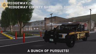 Roblox Ridgeway County  RCSO  Episode 45  A Bunch Of Pursuits [upl. by Voltmer]