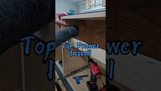 Installing Upper Drawer Slides cabinet [upl. by Elletse]