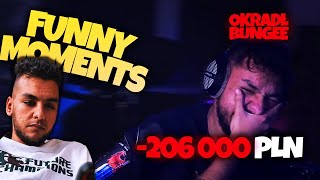 MERGHANI OSZUKAŁ BUNGEE NA 200k FUNNY MOMENTS 3 [upl. by Lhadnek]