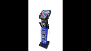 Akai KS878 BT Bluetooth Pedestal CDampG Karaoke System Black [upl. by Hewe743]