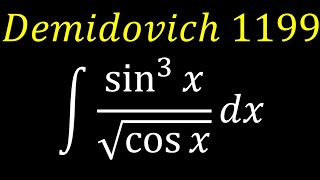 Demidovich  SOLUCIONARIO  Integral indefinida  Ejercicio 1199  Técnicas de integración  Cálculo [upl. by Nwavahs]