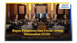 UNAIR Menggelar Rapat Pimpinan dan Focus Group Discussion FGD di Yogyakarta  UNAIR Update [upl. by Huebner]