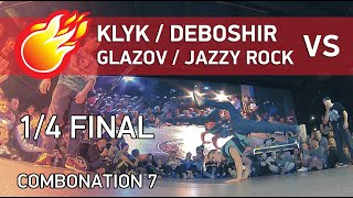 🤸‍♀️ POWER MOVE BATTLE  Klik amp Deboshir vs Jazzy Rock amp Glazov  14  COMBONATION 7 combonation7 [upl. by Yennor]