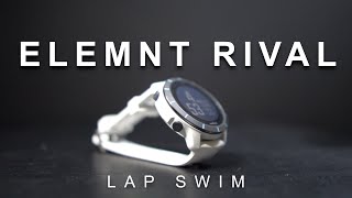 Wahoo Elemnt Rival  Lap Swimming [upl. by Halas]