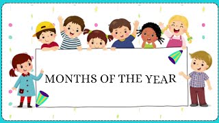 Months of the year song  Months of the year  Name of the Months  English Animated nursery rhymes [upl. by Herve]