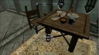 Skyrim  Hearthfire 2  Building the house Drafting Smithing Building [upl. by Nyleve]