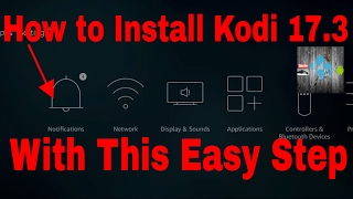 How Install KODI 173 On Amazon FIRE TV STICK 2017 [upl. by Inait]