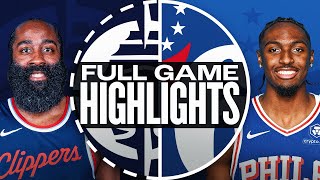 CLIPPERS at 76ERS  FULL GAME HIGHLIGHTS  November 24 2024 [upl. by Fabiano]