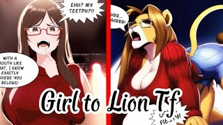 Tg tf Lion  MTF  Tg transformation  crossdressing  asmr  comic  Tg captions  Always Older tf [upl. by Esmond]