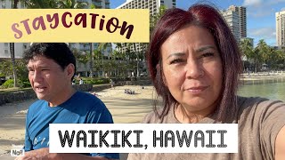 Waikiki Staycation  Drinking coffee on the beach 2024 [upl. by Muncey31]