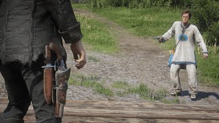 This is what happens if Arthur has a SawedOff Shotgun instead of a Revolver [upl. by Lareneg]