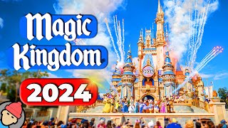 Disney’s Magic Kingdom RIDES and ATTRACTIONS 2024  Walt Disney World [upl. by Zeta153]