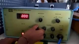 Setting up of klystron power supply [upl. by Ykceb]