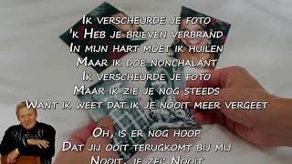 Koos Alberts  Ik Verscheurde Je Foto Lyrics Video [upl. by Debbi]