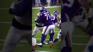 Christian darrisaw injury BRUTAL football nfl shorts fyp [upl. by Nahseez]