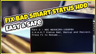 How to fix Bad Smart Status  Repair Bad Sector Hard Disk [upl. by Nagar]