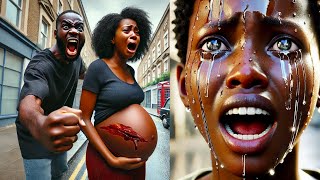 ELLE JETÉ Alors quelle était enceinte DANS la rue PAR SON MARI africantales tales folktales [upl. by Ahserb]