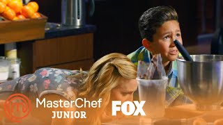 A Cupcake Explosion  Season 5 Ep 2  MASTERCHEF JUNIOR [upl. by Busch]