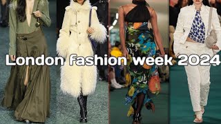 London fashion week 2024  SpringSummerWinter 2024 2025 74 [upl. by Akcebar]