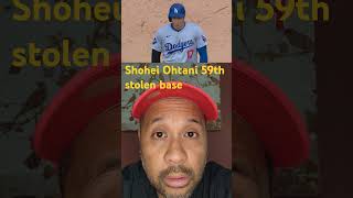 SHOHEI OHTANI 59TH STOLEN BASE  DODGERS vs Rockies  Dodgers highlights 93024 shorts [upl. by Denzil]