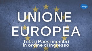 Unione Europea TUTTI I PAESI MEMBRI dal 1952 al 2022 shorts [upl. by Anoyk]