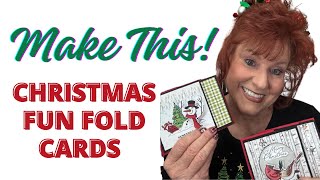 🎄🧑‍🎄Amazing Christmas Panel Fun Fold That Will be Your FAVORITE [upl. by Cattan438]