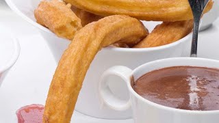 Receta de churros con chocolate a la taza de Eva Arguiñano [upl. by Rhonda]