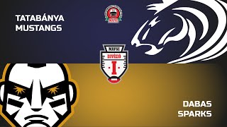 DIV 1 Dabas Sparks  Tatabánya Mustangs [upl. by Ennail]