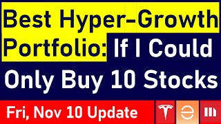 Best HyperGrowth Stock Portfolio What If I Could Only Buy 10 Stocks MY FAVORITE STOCKS REVEALED [upl. by Timi]