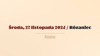 Różaniec  27 listopada 2024 [upl. by Lupiv]