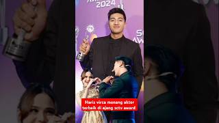 Haris virza menang aktor terbaik sctv award fypシ゚ videoshort news [upl. by Lyrahs]