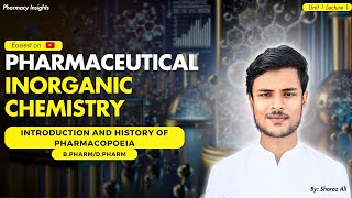 Introduction to Pharmaceutical Inorganic Chemistry  B pharmaD pharma [upl. by Dorfman]