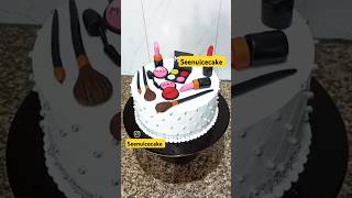 Vanilla cake makeup kit design 🍰🎂cakedecoration viralvideo subscribe please [upl. by Carmelo500]